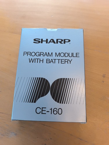 Sharp 160 program modul - sharp,