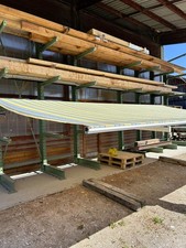 Markise (Gelenkarmmarkise)  zur Wand, oder Deckenmontage, mit Kurbel