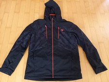 Ziener Skijacke Herren Gr. 52 Schwarz/Rot-Orange Neuwertig