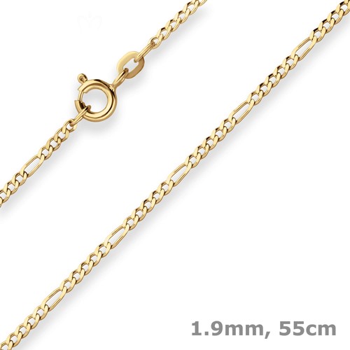 9mm figarokette diamantiert - 1,9mm,
