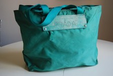 PRADA Vela Nylon Vintage Schultertasche Weekender Shopper 1980's Super Selten!