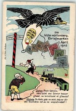 10709065 - Letzen wuerttemberg. Briefmarken Eisenbahn Adler Pickelhaube