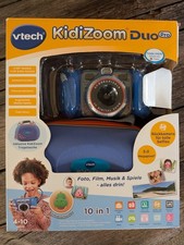 vtech KidiZoom Duo Pro blau - mit Kopfhörer und Tasche für unterwegs