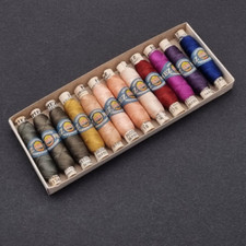 12 Rollen Nähgarn MEZ