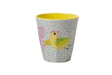 Overbeck & Friends Melamin Becher Poppy 2 Picknick 250ml grün 9x9cm Ostern Küken