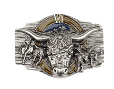 Gürtelschnalle Buckle Bison