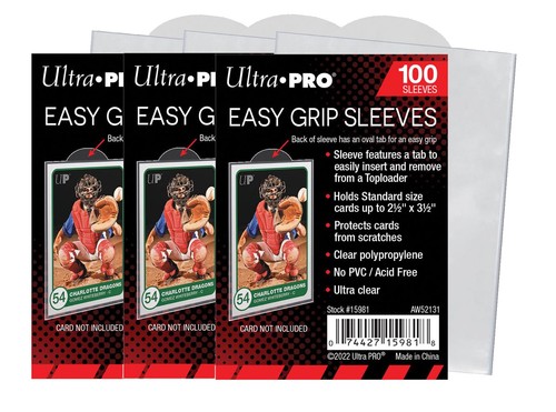Ultra pro easy grip - pro, sleeves