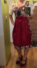 Wunderschönes Vintage / Retro Dirndl Gr. 36/38 mit Schürze und Bluse, ungetragen