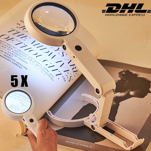 Led handlupe mit licht - mit, 5x