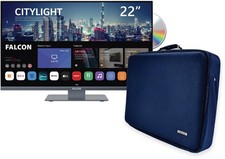 Falcon WebOS SMART Camping TV 22" (55cm) + Tragetasche, DVD, Full HD, Wifi, BT 5