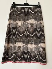 Marc Cain Rock Strick Schlange Python Braun Beige Gr. 38 N3 Neu NP: 299 Euro