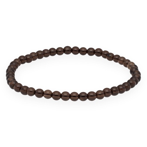 Rauchquarz mini kugelarmband - rauchquarz, mini-kugelarmband