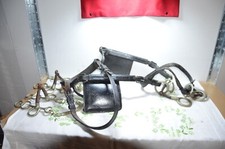 Pferdegeschirr, Metall und leder