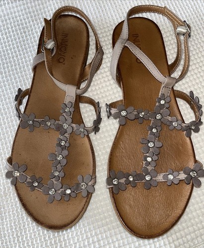Inuovo ledersandalette taupe - inuovo,