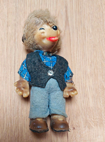 Antik steiff mecki igel figur - mecki,