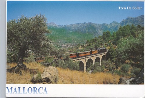 Postkarte tren de soller - ,
