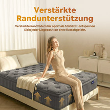 Matratze Schwarz Mattress 25CM