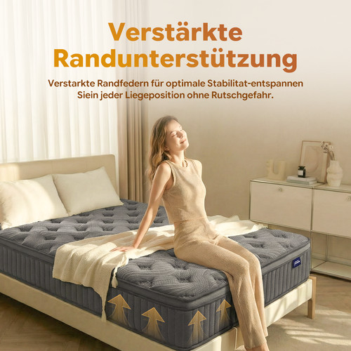 Matratze schwarz mattress 25cm - matratze,