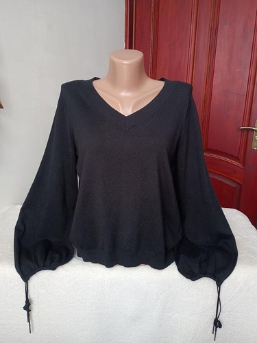 Women liu sweater - liu, black