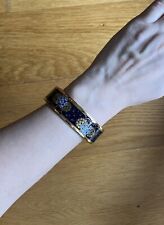 Michaela Frey Armreif Email mit 24kt Gold Dekor Wien 