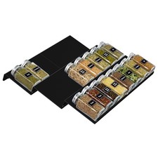Lifewit Gew??rz Organizer Schublade, Spice Rack f??r Arbeitsplatte/Schrank