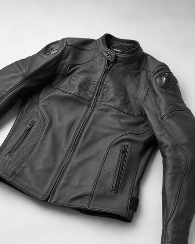 Motorrad lederjacke schwarz - motorrad,