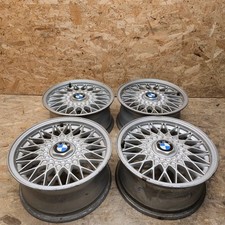 BMW E30 Alufelgen Kreuzspeichen Satz 7jx15 H2 LK 4x100 1179066 KBA 41296 ET 24 