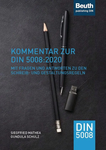 Kommentar zur din 5008 2020 - zur, 5008:2020