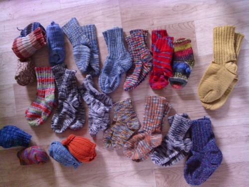 Paar stricksocken für - 21,