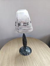 Weihnachtsschmuck Teelichthalter Bemalt Echtglas Weihnachten 1 Stück R