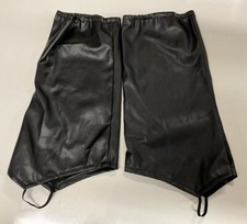 PVC Boot Chaps schwarz one