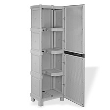 Putzmittelschrank Putzschrank Besenschrank Universalschank Keller 50x39x172 cm