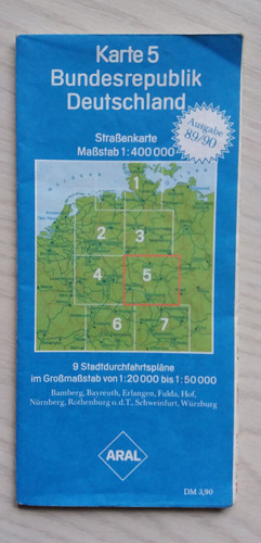 Aral karte bundesrepublik - karte, 5