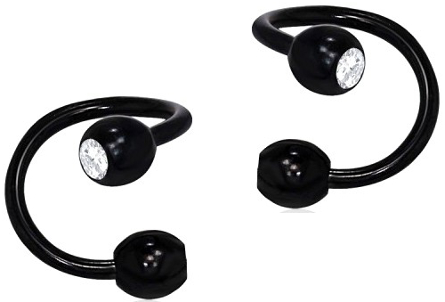 Spirale twister lippenpiercing - spirale,
