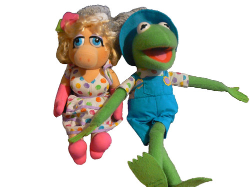 Miss piggy kermit der frosch - &,