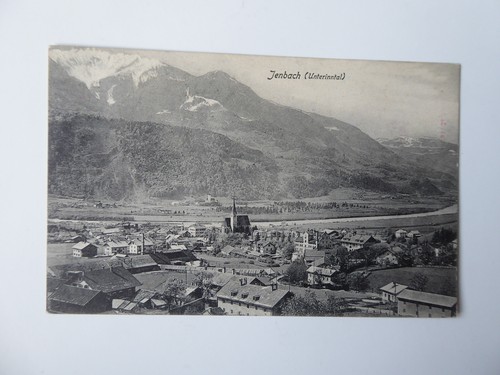 Postkarte 1907 jenbach - postkarte,