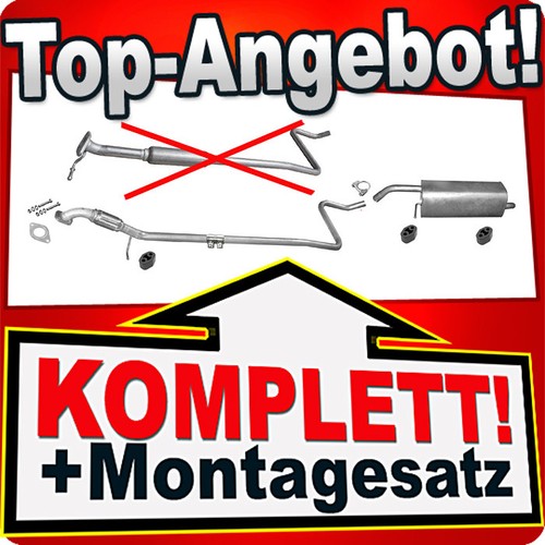 Auspuff für ford fiesta - auspuff,