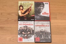 Rambo Trilogy (1, 2, 3) + John Rambo (4) + The Expendables 1 + 2, 6 DVDs
