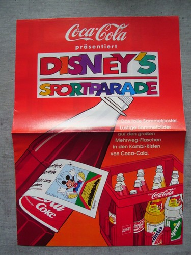 Rar unbenutztes poster coca - rar:,
