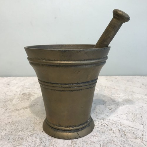 Large heavy mortar brass - large,