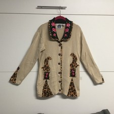 Pullover von Storybook Knits Gr. M Camel mit Schwarz  und Kragen  Schön