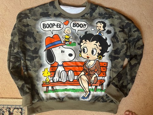 Camouflage pullover snoopy - camouflage, snoopy/