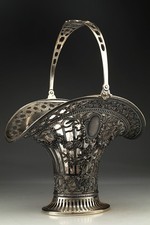 Große Jugendstil Schale Korb