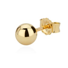 Single 5mm Kugel Ohrstecker