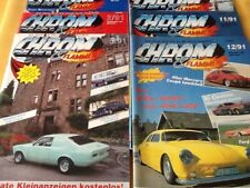 Chrom und Flammen 6 Ausgaben Sammlung von 1991 Top Zustand