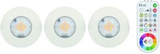 3x Jedi Performa Einbauleuchte iDual incl. Fernbedienung EEK F (Spektrum A-G)