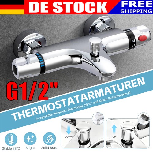 Messing wannenthermostat - messing,