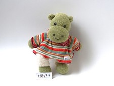 Sterntaler Nilpferd Frottee Vintage Rassel Stofftier Plüschtier Spieltier (T233)