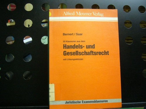 Klausuren aus dem handels - 30,
