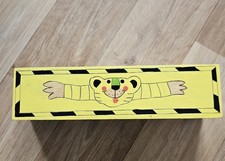 Janosch Holzbox mit Schiebedeckel Handarbeit Stiftebox Holzschatule